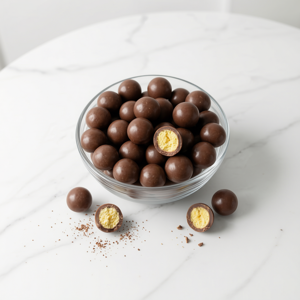 Cholitos (Suflés bañados en chocolate)