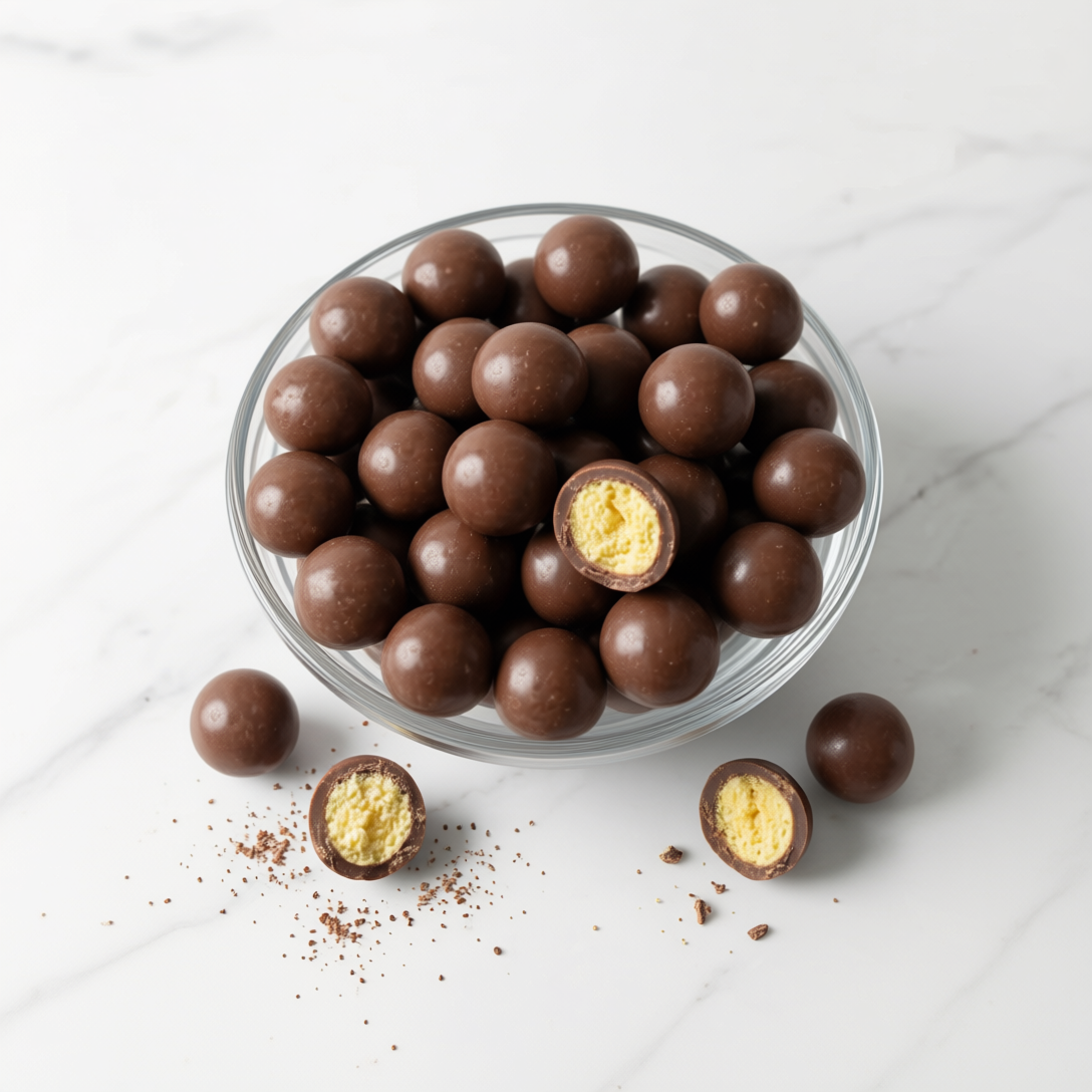 Cholitos (Suflés bañados en chocolate)